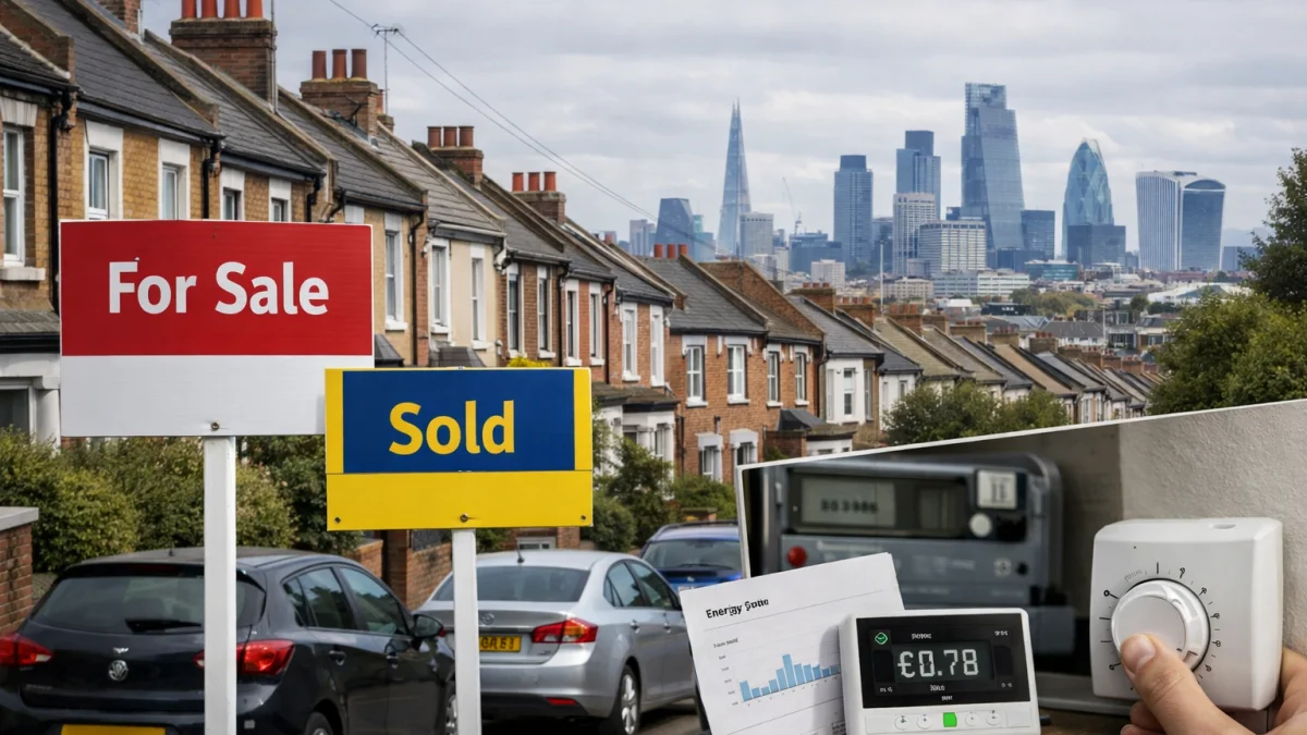 UK House Price Inflation Rises Amid Falling Energy Costs