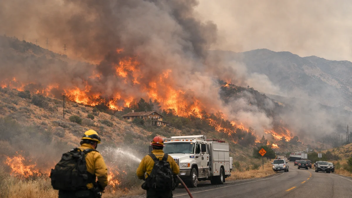 Utah Wildfires Rage Out Of Control Amid Heat And Wind