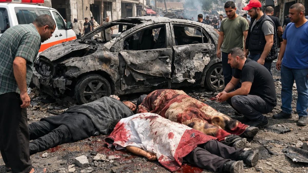 Israeli Drone Strike Kills Three Palestinians Despite Gaza Ceasefire