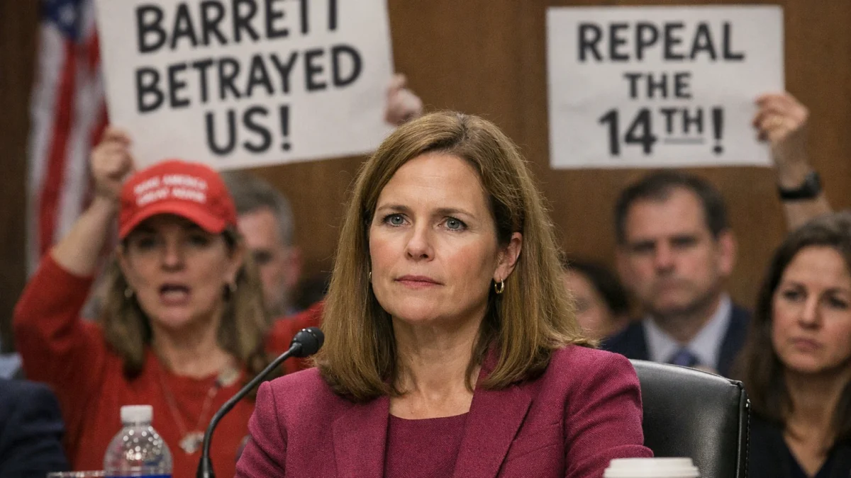 Justice Barrett Faces Conservative Backlash After Citizenship Ruling