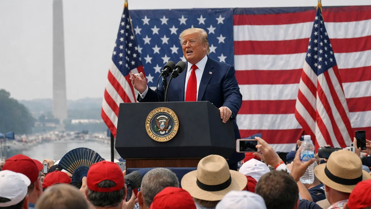Trump Vows Lengthy Fourth Of July Address Despite Heat