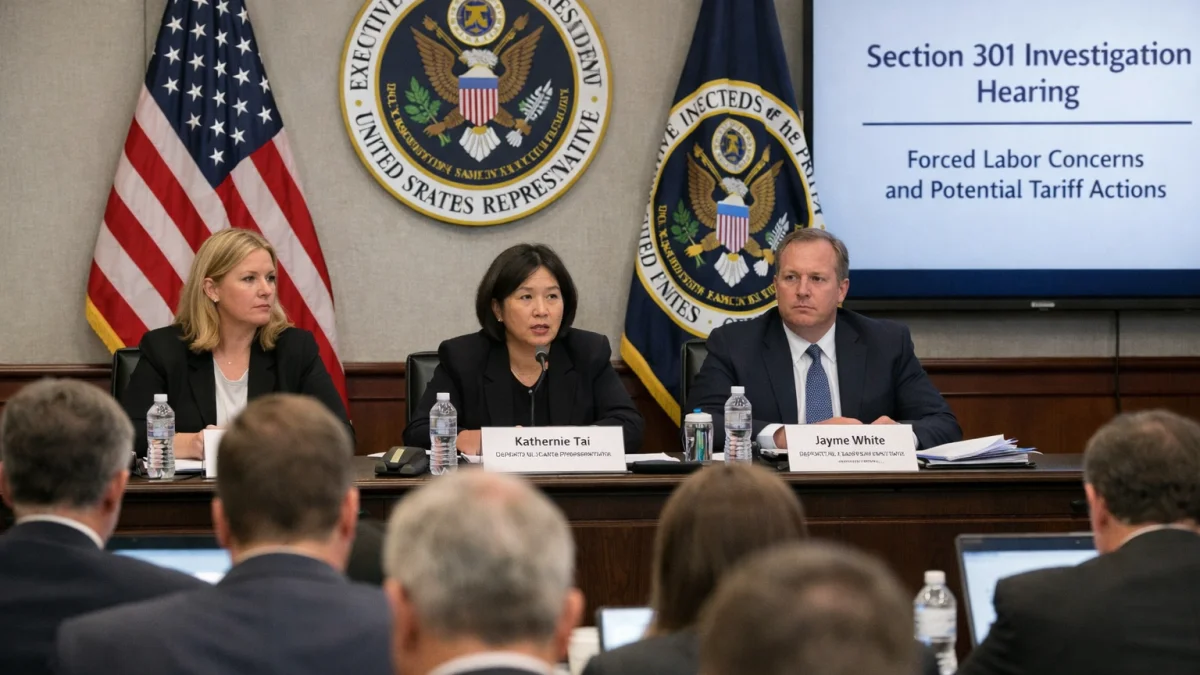 USTR Weighs New Tariffs Tied To Forced-Labor Investigations