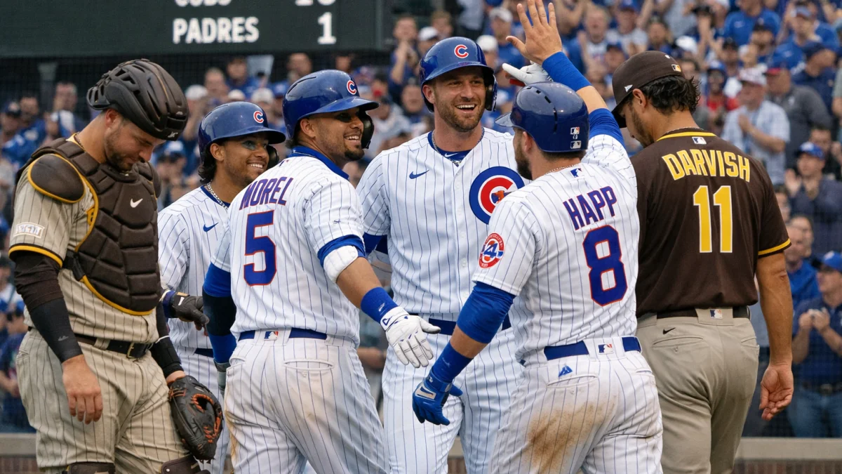 Chicago Cubs Rout San Diego Padres In Blowout Win