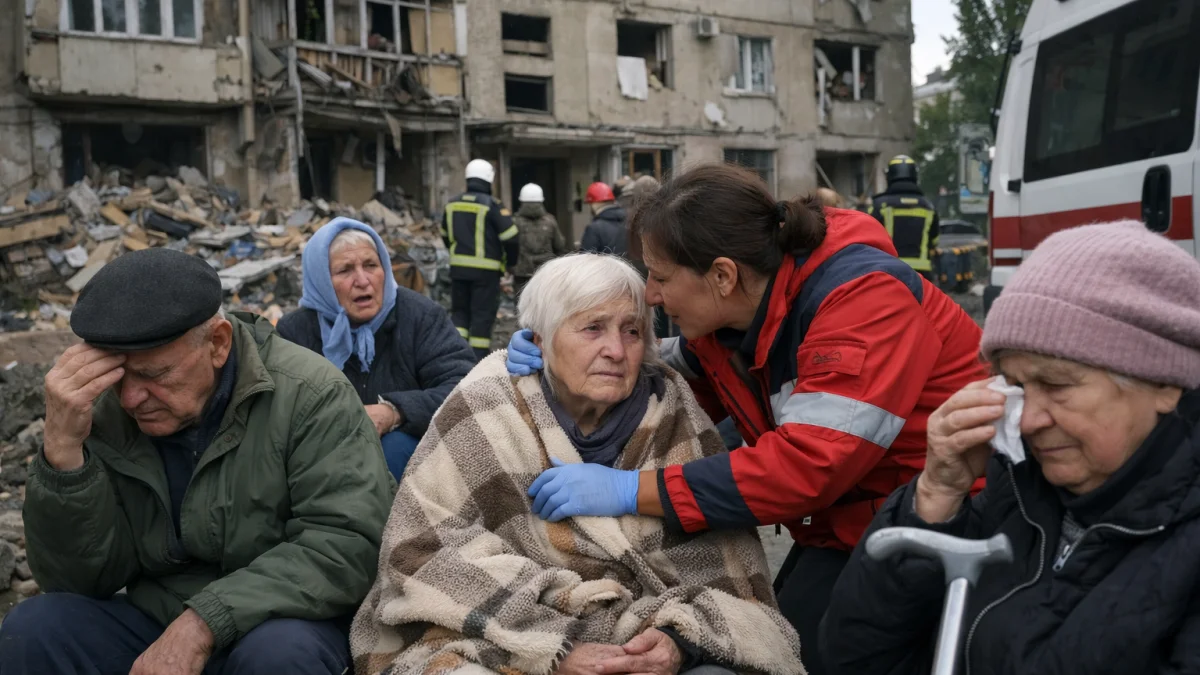 Elderly Kyiv Residents Grapple With Trauma After Russia's Latest Deadly Assault