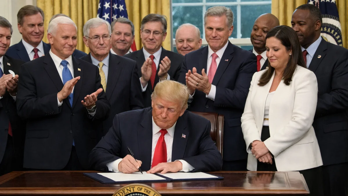 Trump Signs Major Domestic Policy Bill at White House Ceremony
