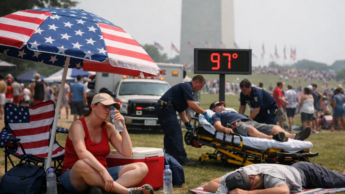 Millions of Americans Face Life Threatening Heat on Independence Day
