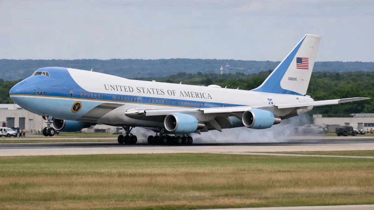 New Air Force One Aircraft Completes Maiden Voyage