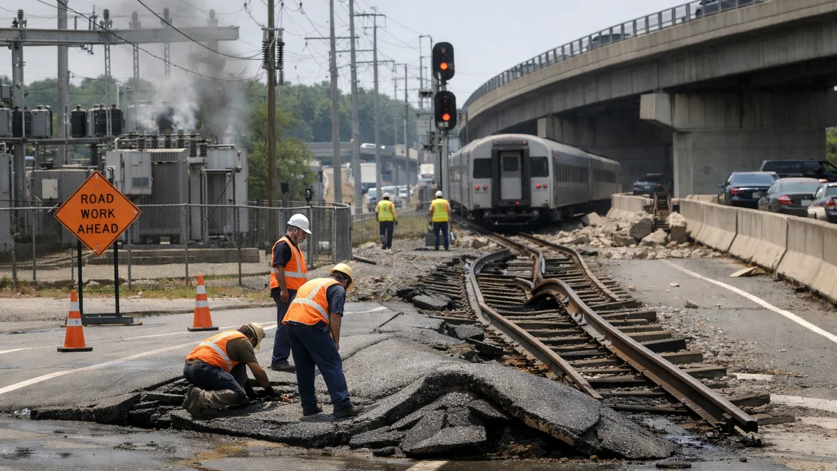 Extreme Heat Exposes Infrastructure Weaknesses Across Eastern States