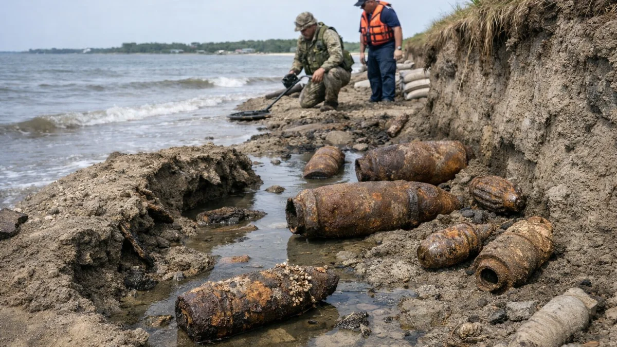 Unexploded Ordnance Pollution Risks Grow With Climate Change