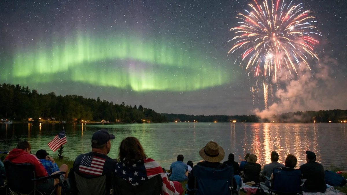 Aurora Possibility Enhances July 4th Sky Watching Opportunities