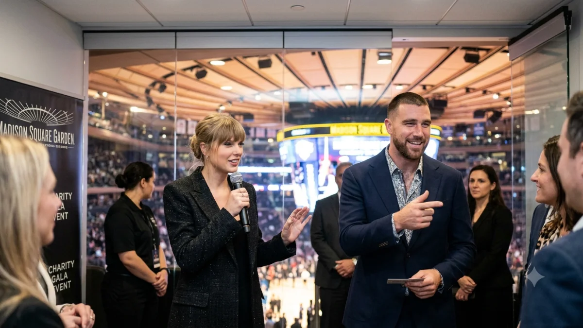 Taylor Swift and Travis Kelce Host Charity Event at Madison Square Garden