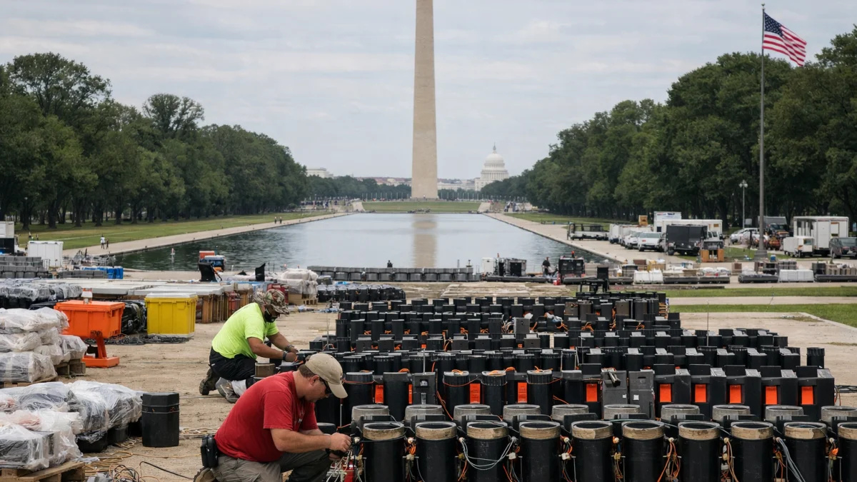 Record Fireworks Display Planned for Washington Independence Day