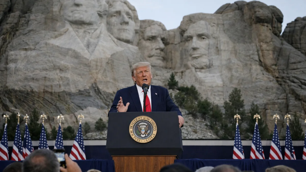 Trump marks America's 250th anniversary with Mount Rushmore address