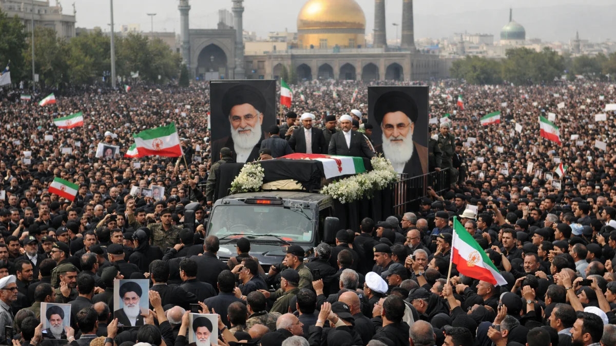 Khamenei funeral raises stampede fears amid mass mourning crowds