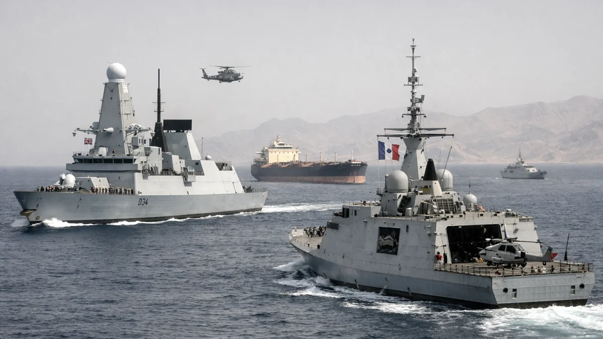 Britain and France offer naval mission for Strait of Hormuz