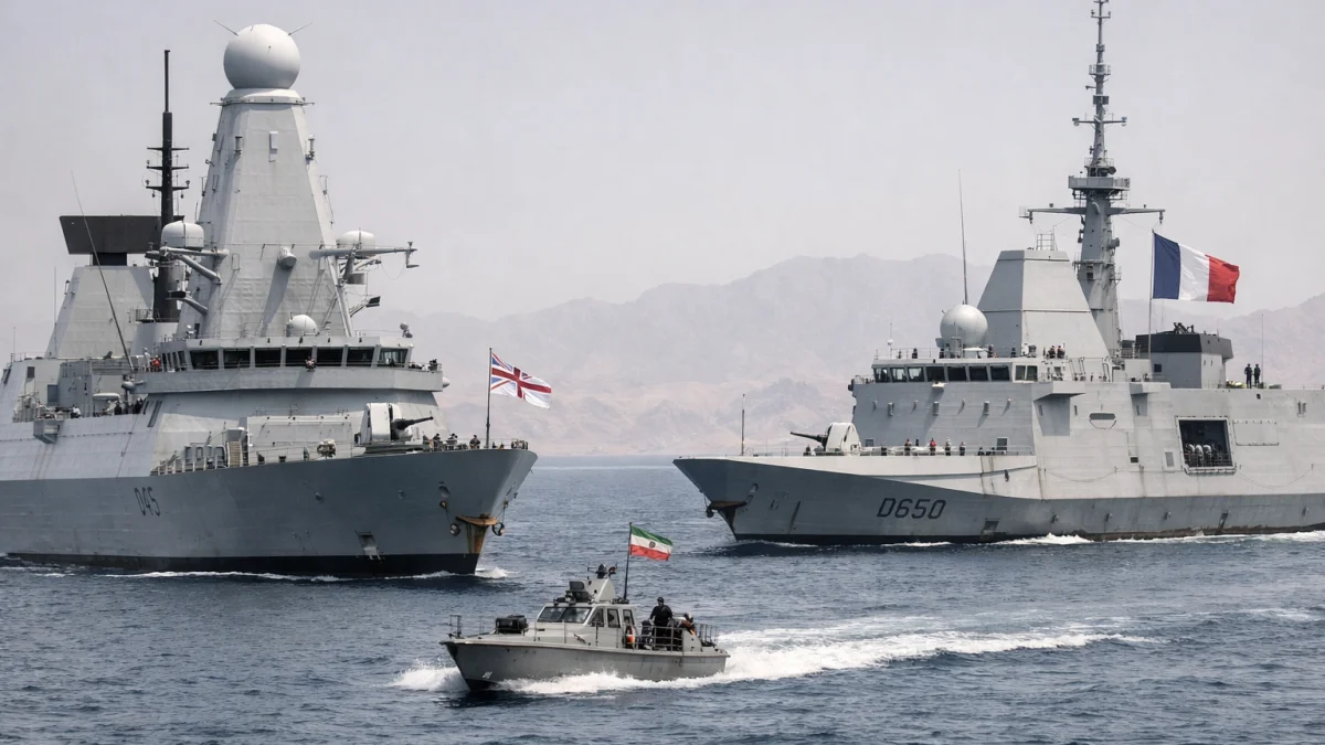 Iran warns UK and France against Hormuz military deployment