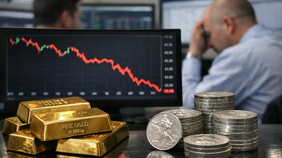Gold and silver prices retreat from record first-half rally