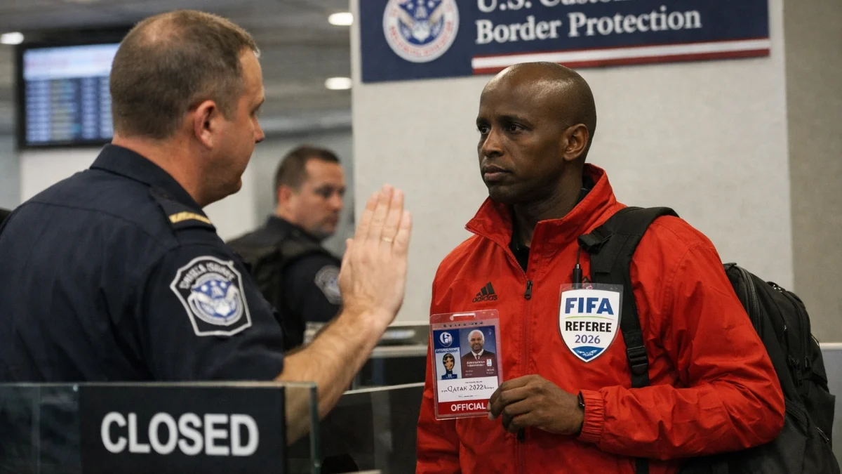Somali referee denied US entry despite valid World Cup credentials