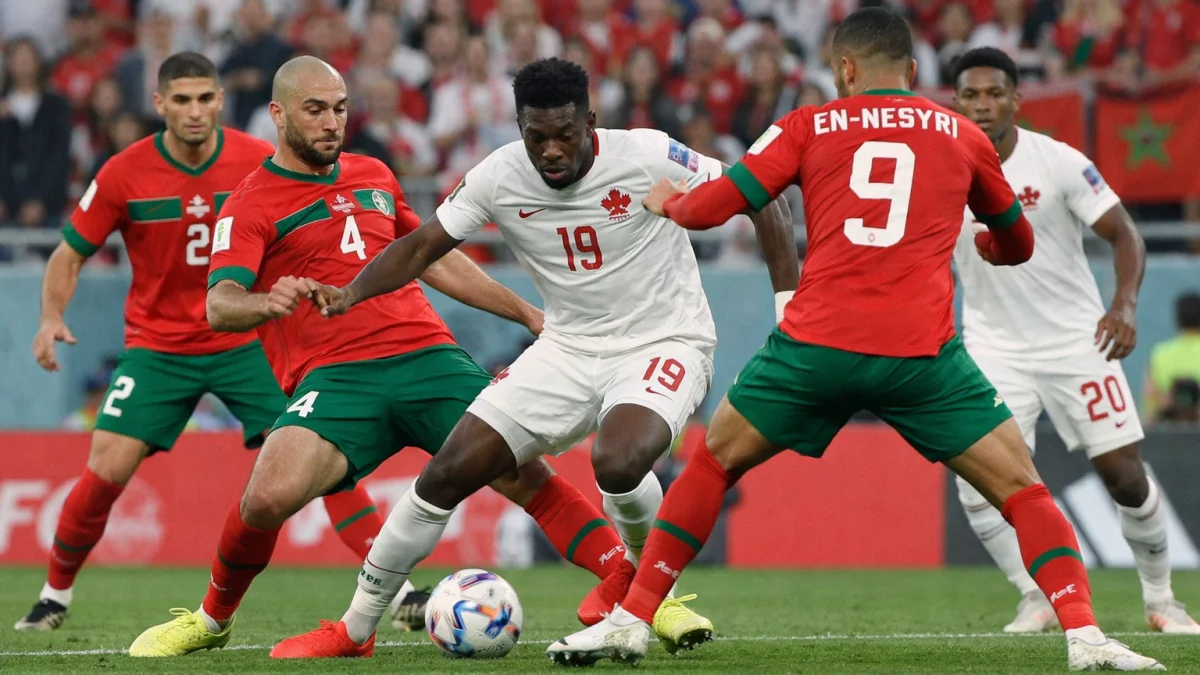 Canada faces Morocco in co-host's first knockout round test