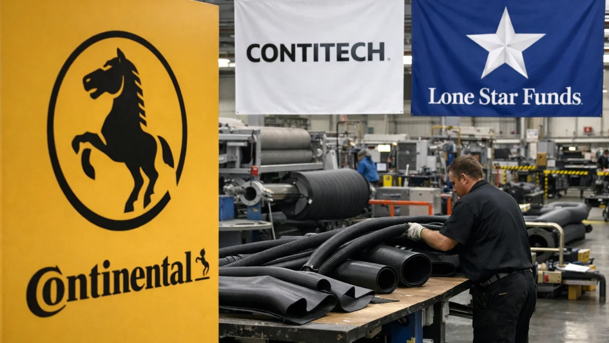 Continental sells ContiTech unit to Lone Star in multibillion euro deal
