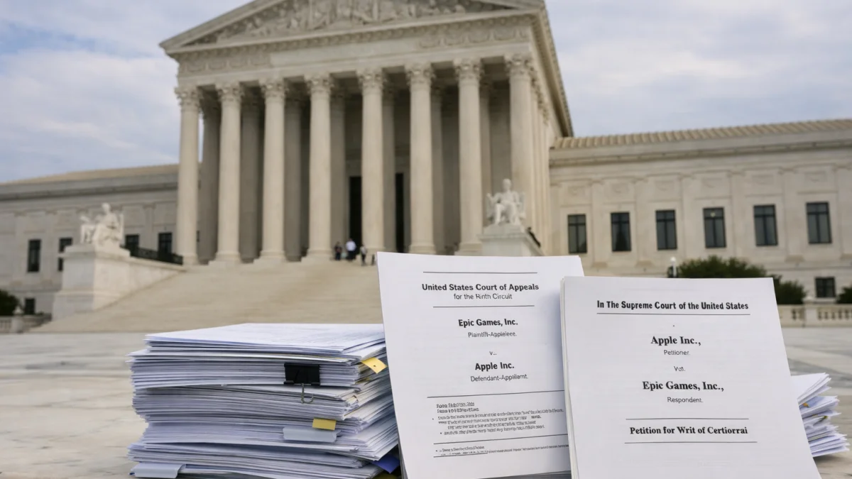 Supreme Court reviews Apple contempt ruling in Epic Games dispute