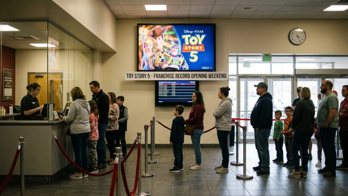 Toy Story 5 posts franchise record opening weekend gross