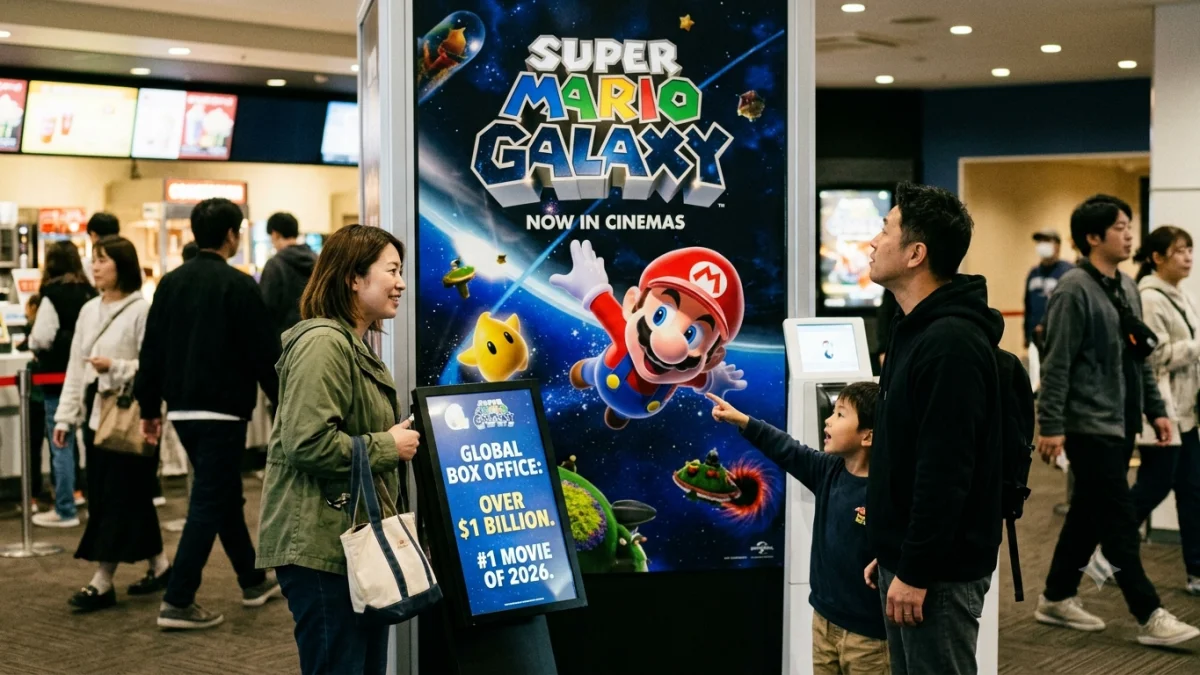 Super Mario Galaxy Movie becomes first 2026 release past billion mark