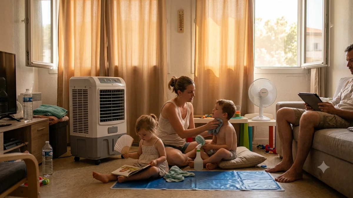 European Families Adapt Daily Life to Relentless Summer Heatwaves