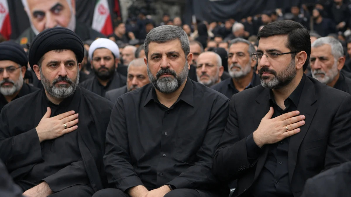 Three Sons of Khamenei Attend Major Mourning Events in Iran