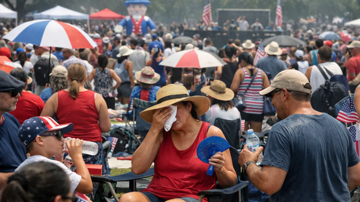 Record Heat Alerts Cover Millions as July Fourth Events Proceed