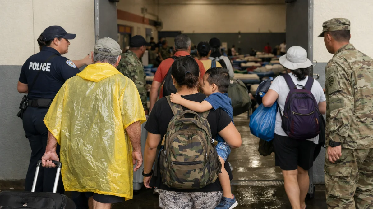 Super Typhoon Bavi Prompts Evacuations in Guam