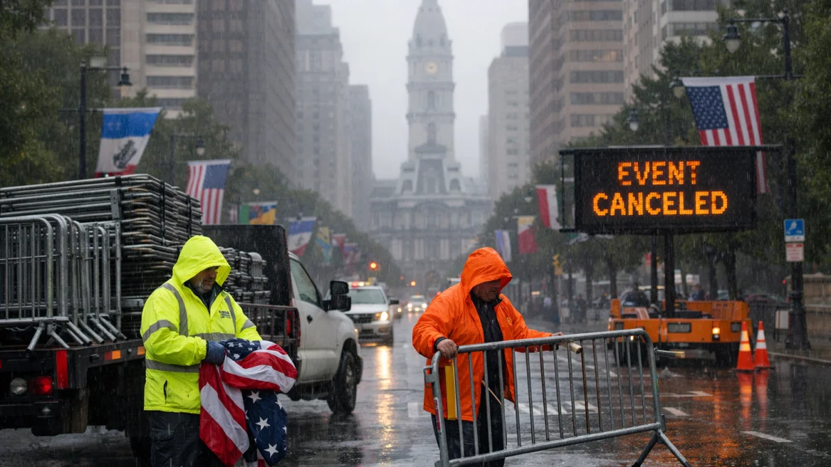 Philadelphia Cancels July Fourth Parade Due to Weather