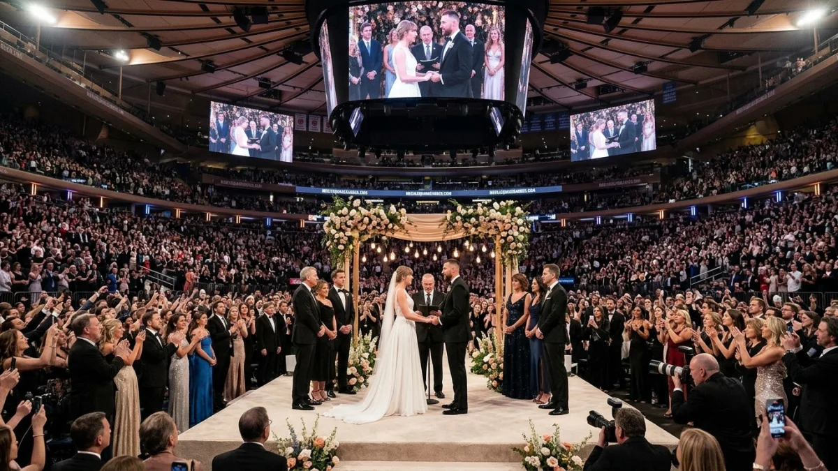 Taylor Swift and Travis Kelce Wedding Celebrated at Madison Square Garden