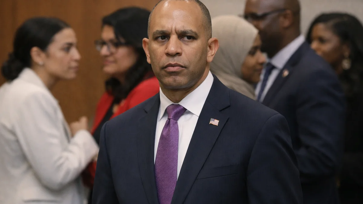 Challenges Mount for Hakeem Jeffries After Far-Left Wins