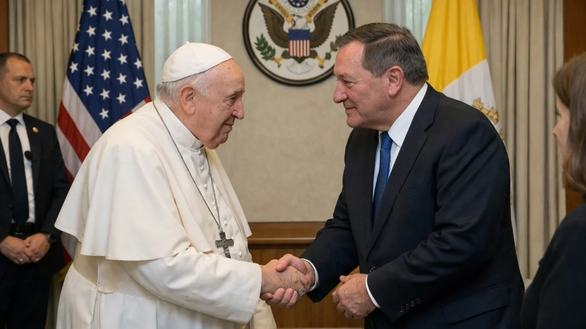 Pope Visits US Ambassador Following Lampedusa Migrant Prayers
