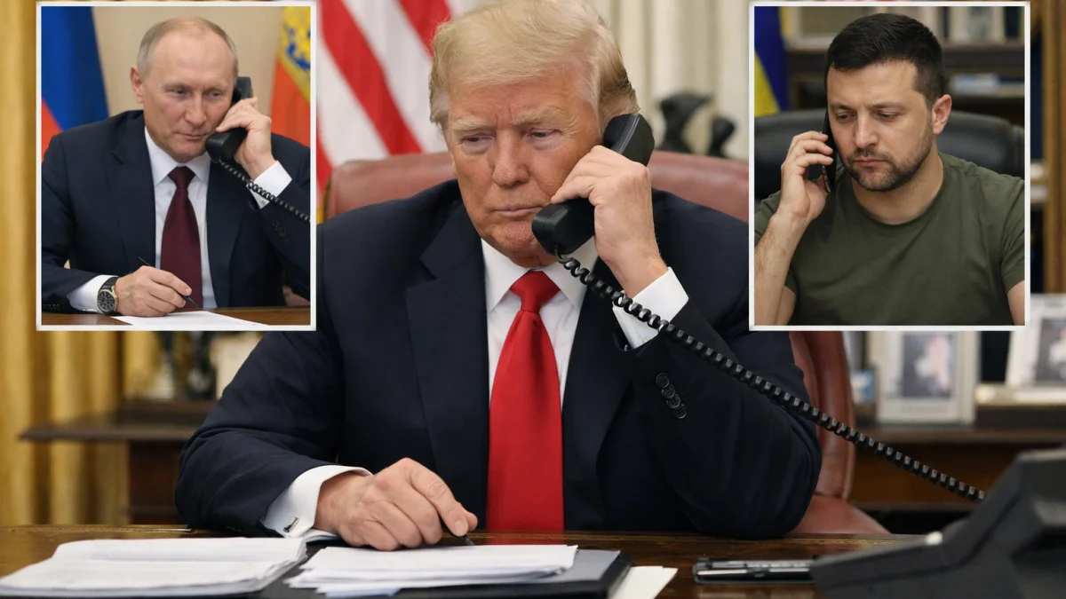 Trump Holds Separate Calls with Putin and Zelensky Ahead of NATO Summit