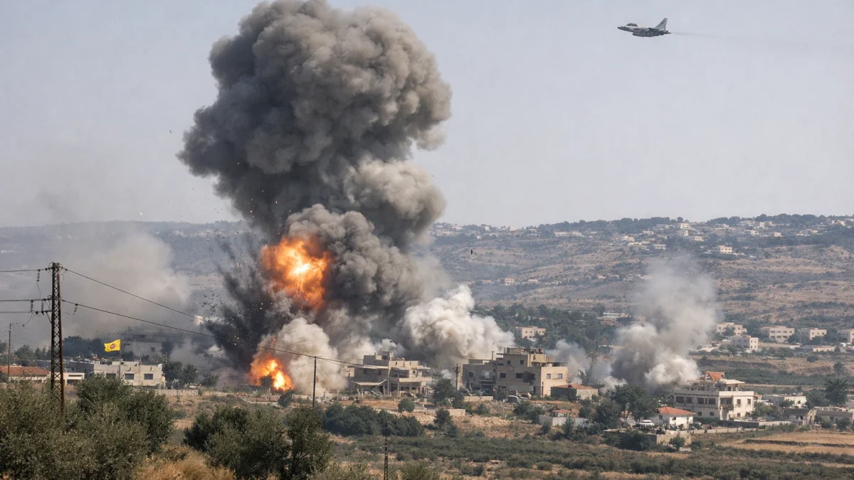 Israel Continues Strikes on Hezbollah Targets in Southern Lebanon