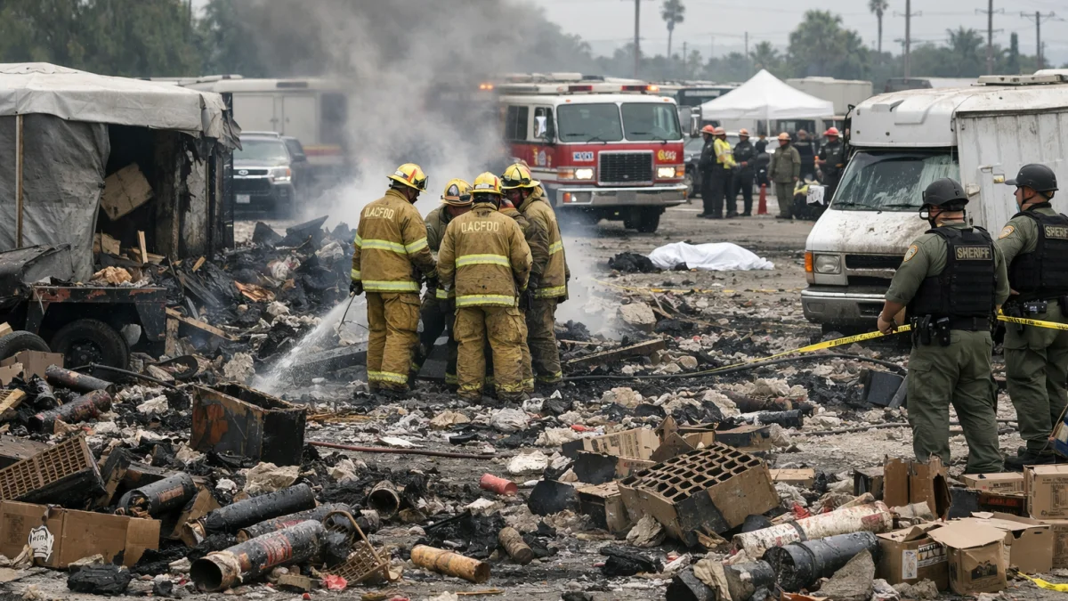 Fireworks Disaster Kills at Least One in Southern California