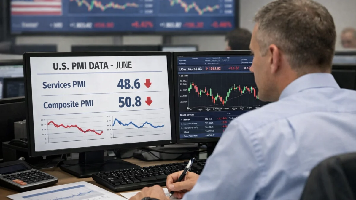 US Services and Composite PMI Data Released for June