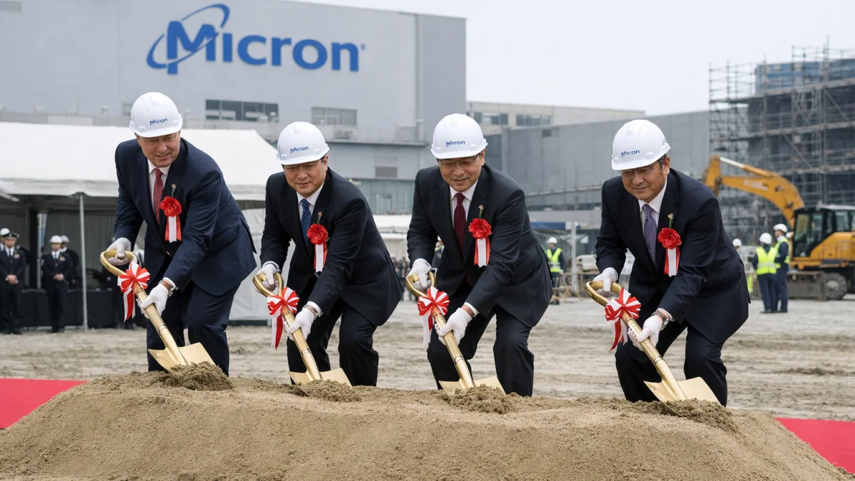 Micron Breaks Ground on Major Chip Plant Expansion in Japan
