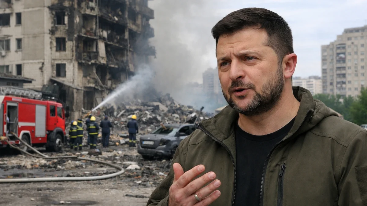 Zelenskyy Urges Action Following Russian Attacks on Ukrainian Capital