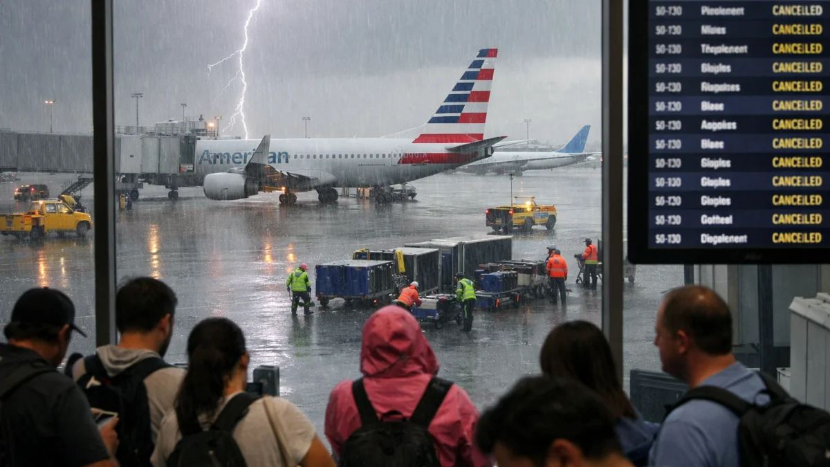 Powerful Storms Batter East Coast During Holiday Weekend Travel