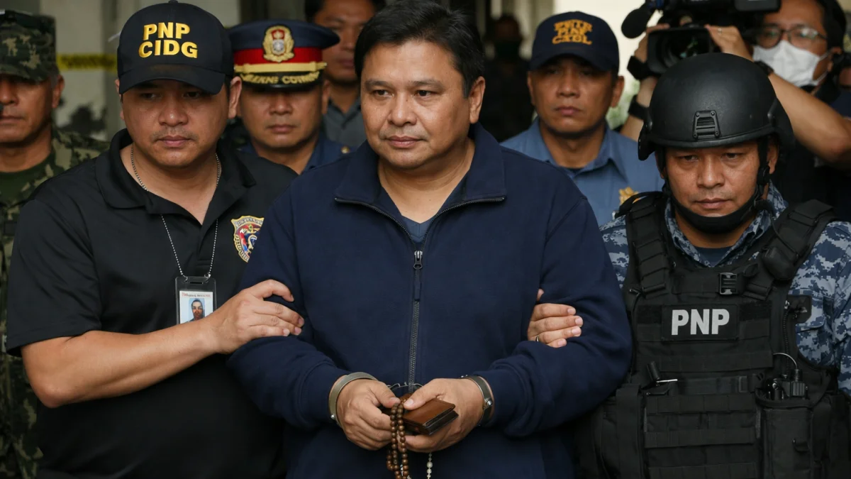 Philippine Senator Surrenders Following Arrest Warrant in Plunder Case