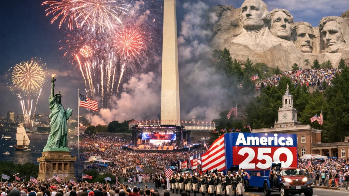 Celebrations Mark America's 250th Birthday with Nationwide Events
