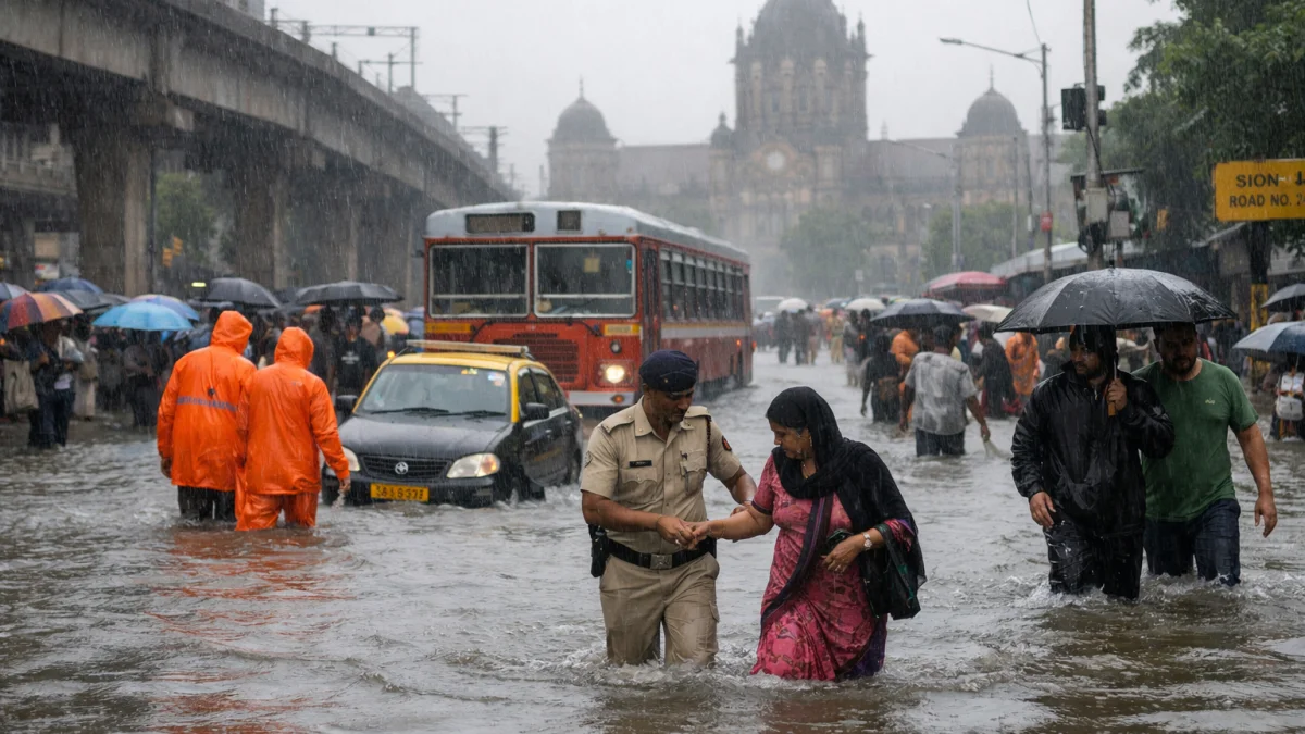 Mumbai Issues Red Alert Amid Heavy Monsoon Rains and Flood Risks
