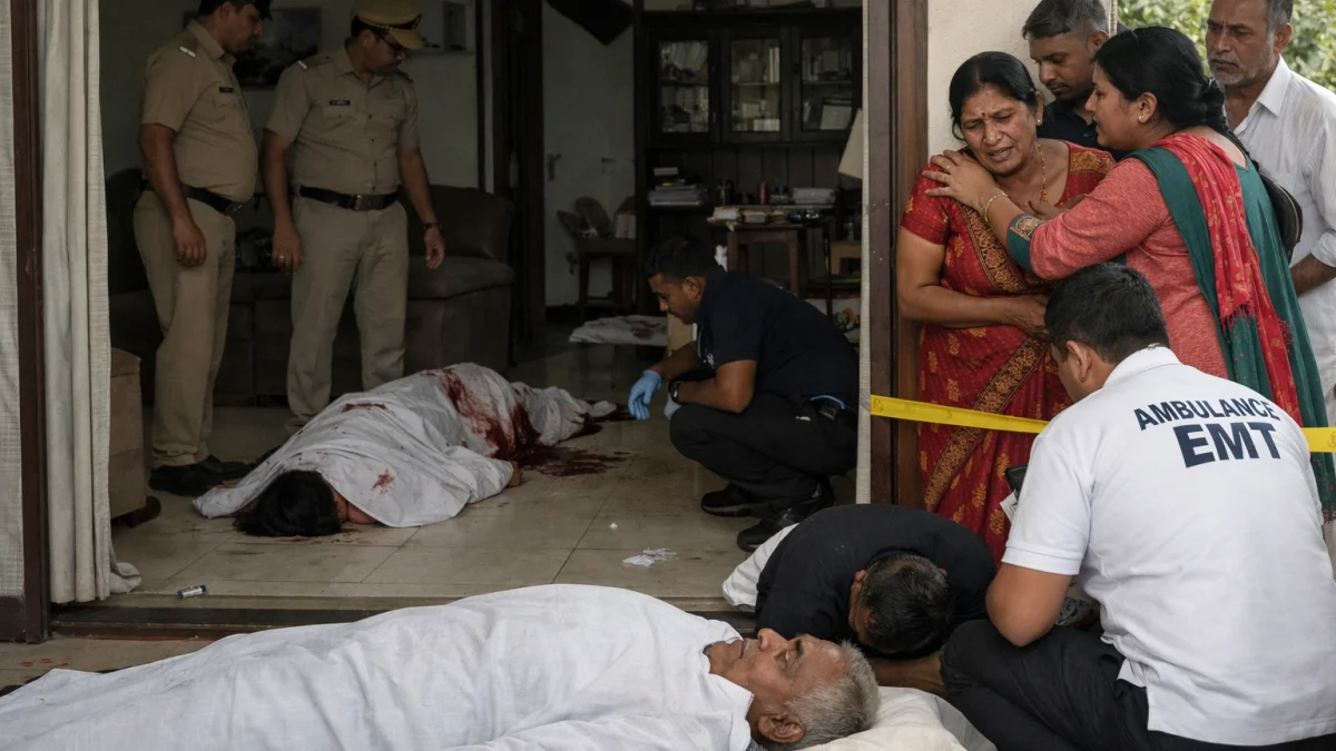 Cardiac Arrest Death Follows Murder in Indian Family Incident
