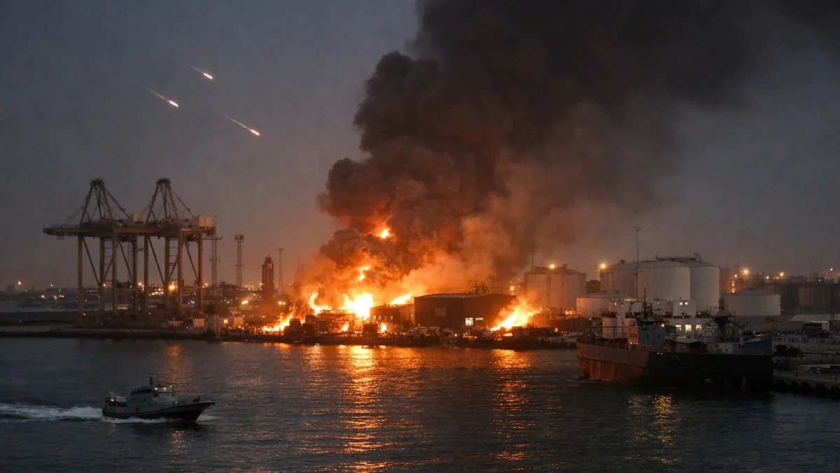 US Launches Additional Strikes on Iranian Targets in Southern Ports
