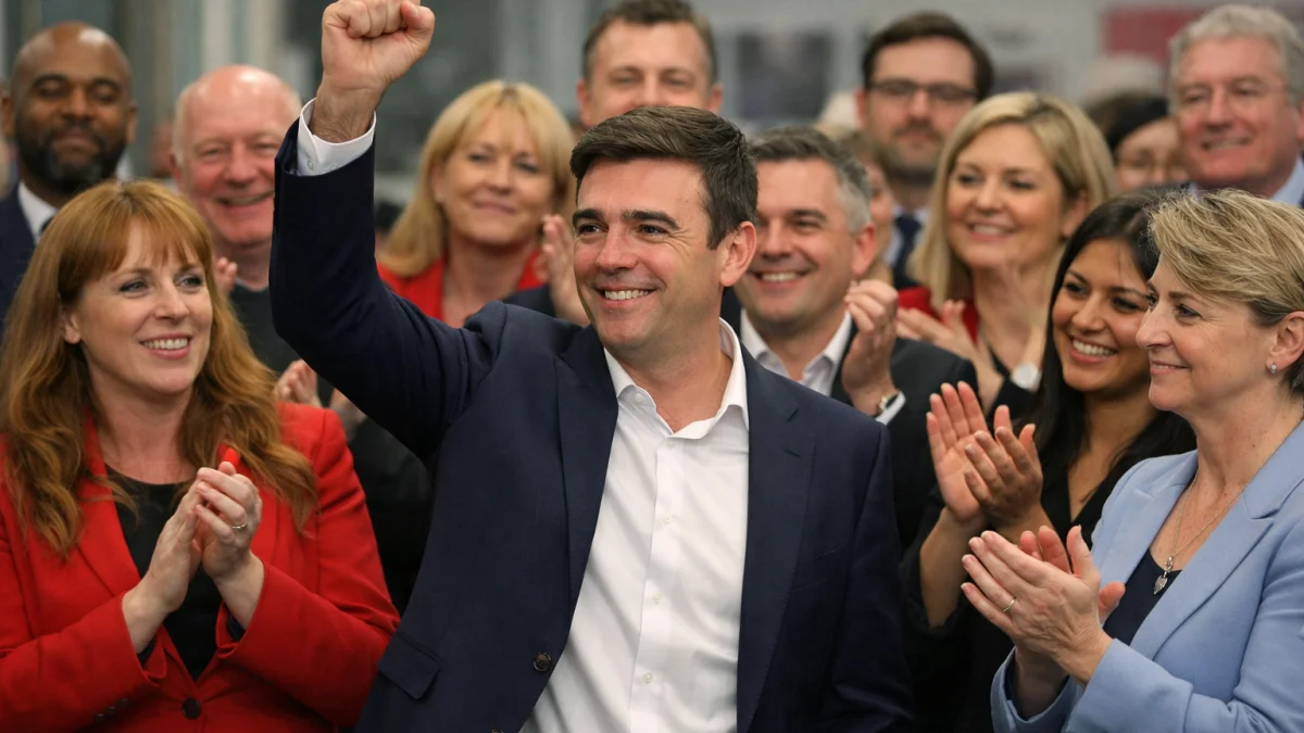 UK Labour Lawmakers Back Andy Burnham as Next Prime Minister