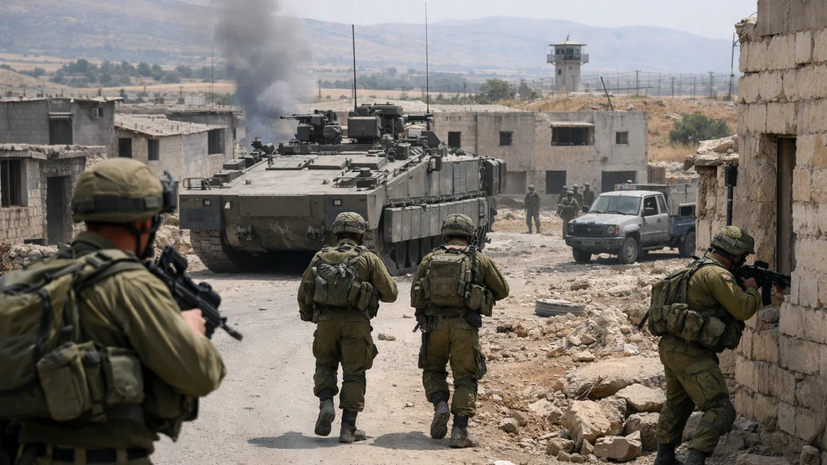 Israeli Forces Conduct Incursion into Syrian Village Near Border