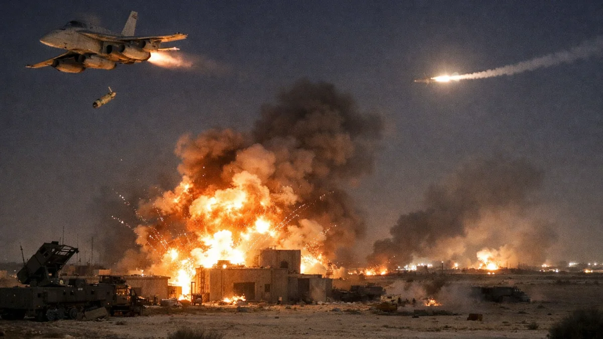 US Launches Major Strikes on Iran Following Strait of Hormuz Ship Attack